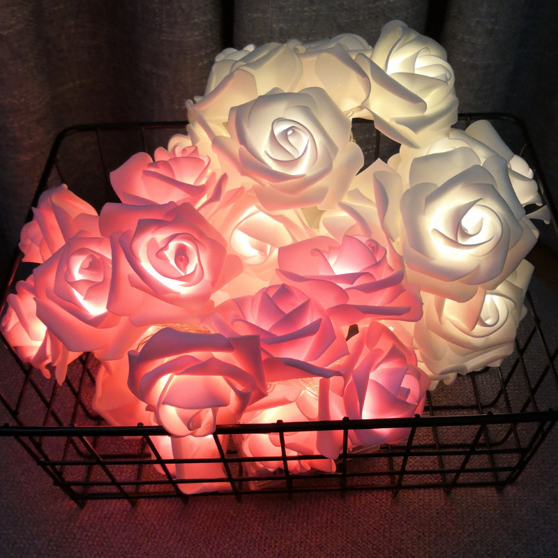 Noël La Saint-valentin Style Simple Rose Pvc Intérieur Fête Guirlandes Lumineuses display picture 1