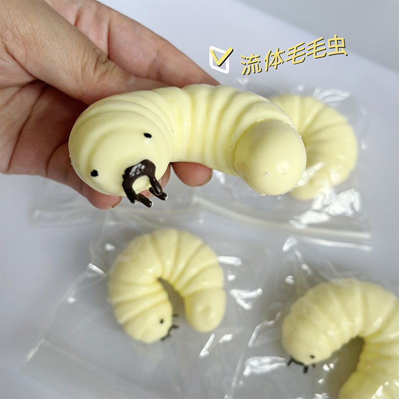 模擬食品玩具ブルーベリースフレープニッピング2色キャラメルプリンクリームケーキ高価値スローリバウンドおもちゃ|undefined