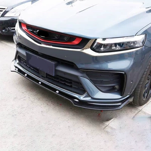 Geely Xingyue 2019-22 Monjaro ön dodaq modifikasiyası, üç hissəli deşikli ön kürək.