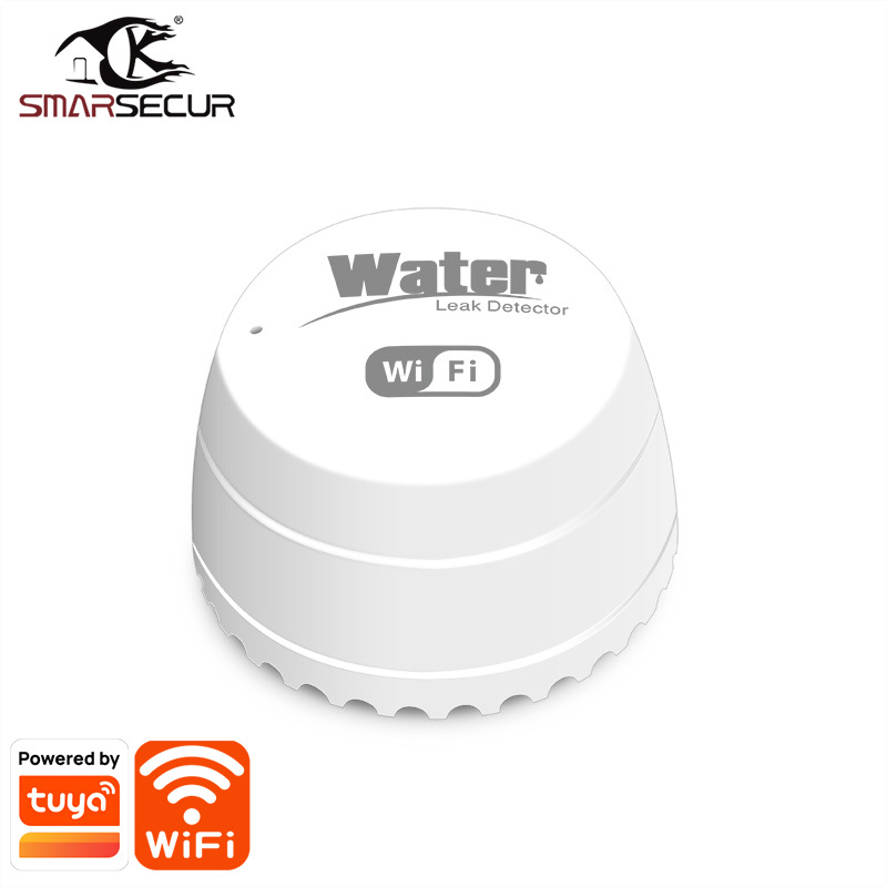 涂鸦智能wifi水位传感器家用溢水水浸探测器漏水报警器内置蜂鸣器