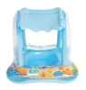 Blue handle sunshade seat