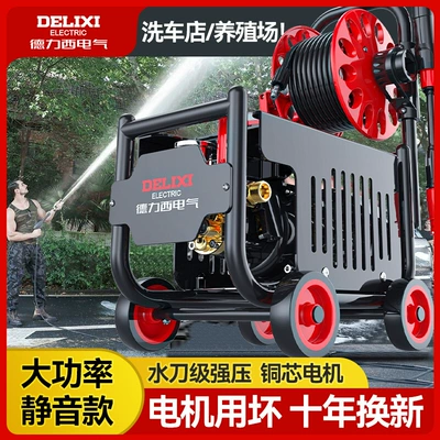Delixi avtomobil yuma maşını, məişət 220V yüksək təzyiqli su tapançası