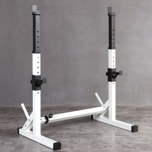 Squat Rack Adjustable Barbell Rack Lifting Bed Sleeping Push Rack Household Fitness Equipment Set Lifting Rack Dumbbell Stool
