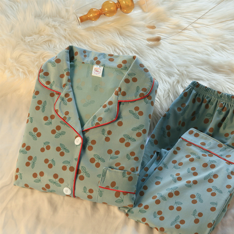 Conjunto de Pijamas para Mujer de Poliéster, Cómodo, para Casa
