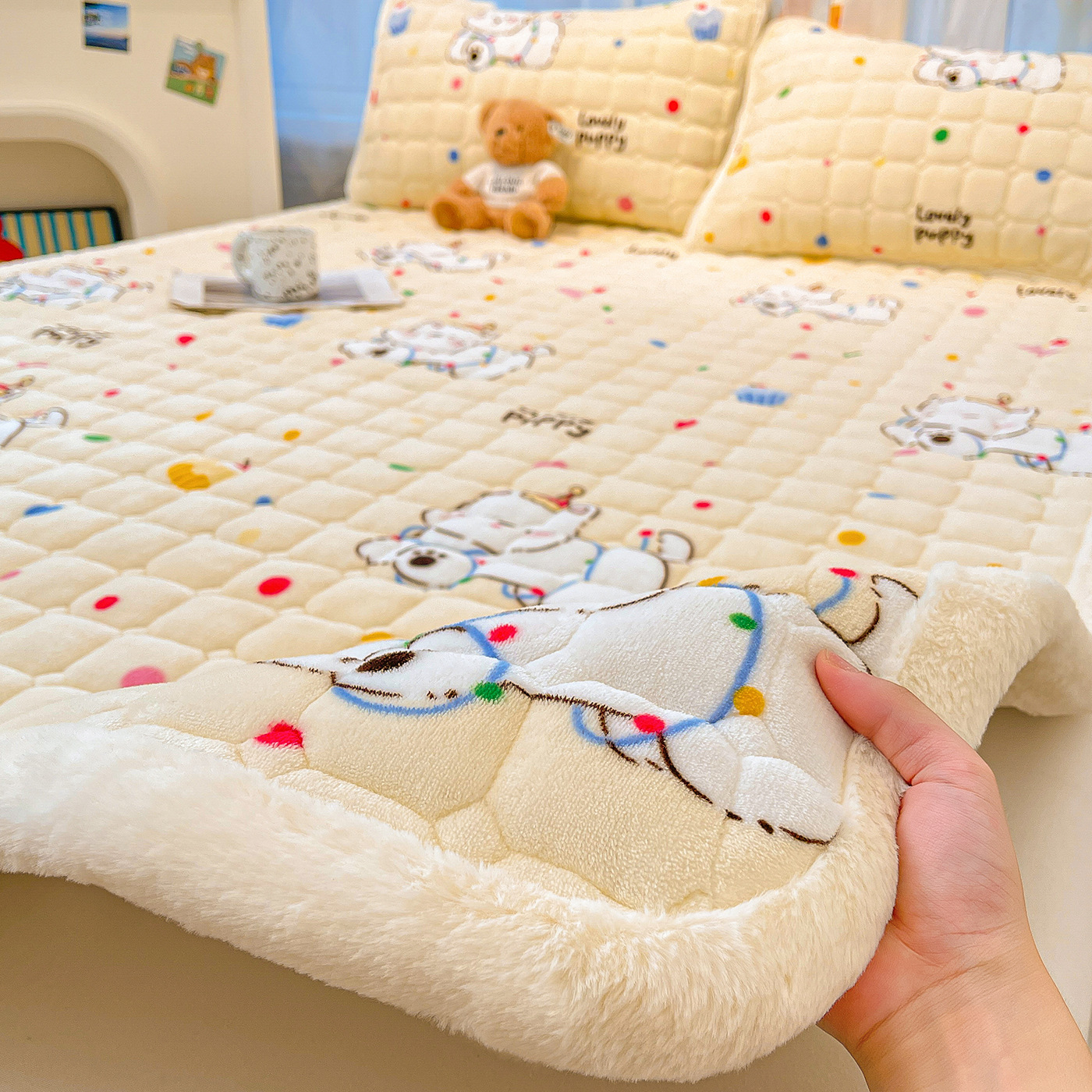 컬러 도트 웨스트 하이랜드 - 밀크 벨벳