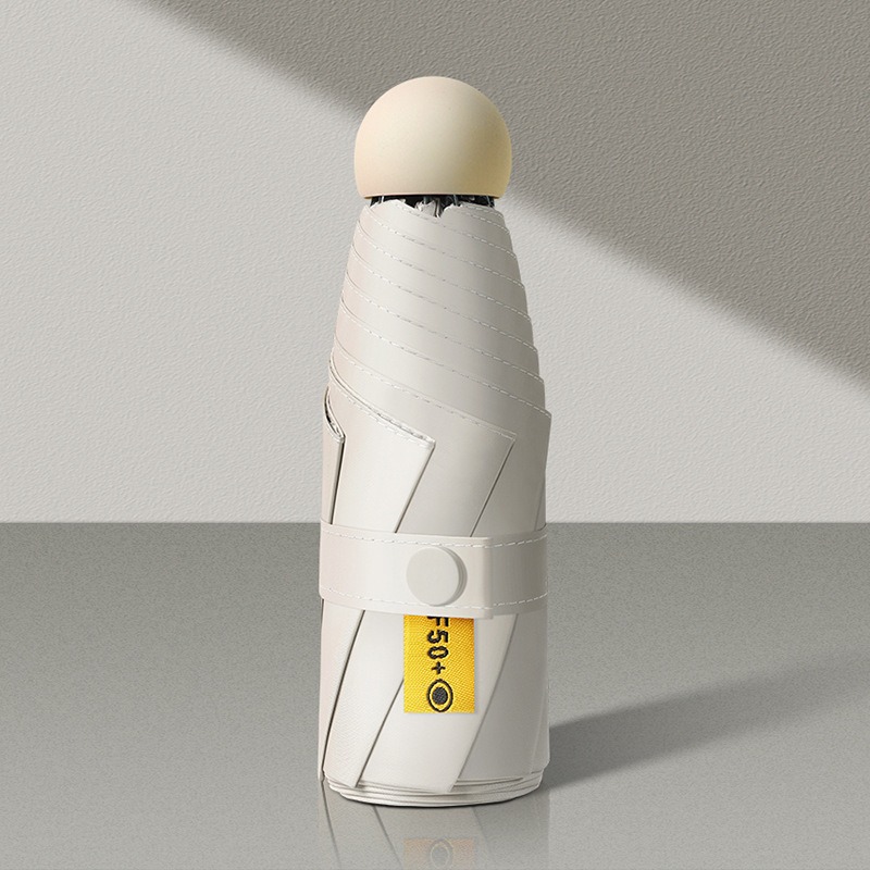 Paraguas pequeño portátil anti-UV – para sol y lluvia, bolsillo, personalizable