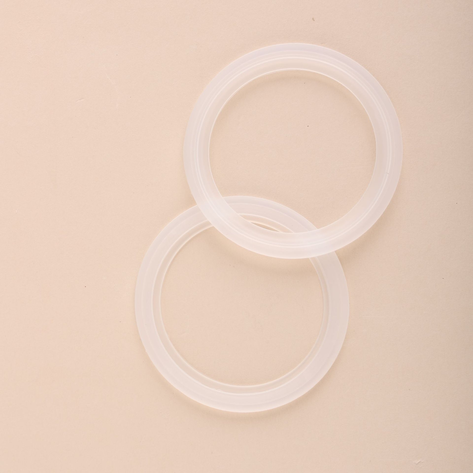 Cross-Border Silver Breast Shield Silicone Ring Food-Grade Silicone Silver Nursing Cup Accessories Transparent Nipple Protector Silver Cup Ring