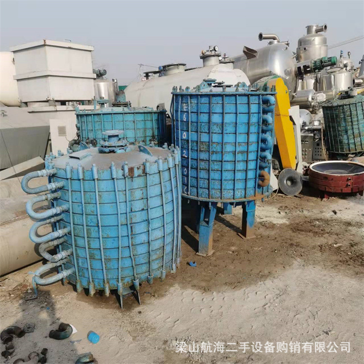 出售二手搪瓷碟片式换热器 搪玻璃片式冷凝器 换热器 成色好 回收