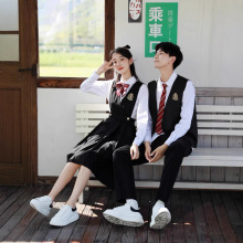 韩式校服班服套装初高中学生英伦学院风春夏毕业季女护奶裙演出服