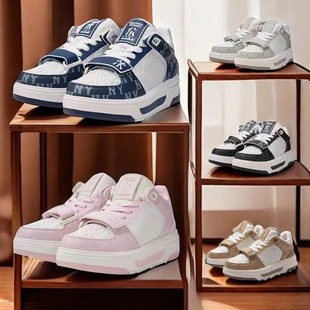 New ml Velcro Heightening Shoes for Men and Women, Versatile Sports and Casual Shoes, Ny Retro Senior Shoes, Sneakers
