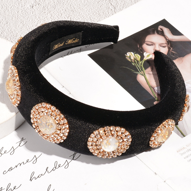 Korea Retro Strass Stirnband display picture 2