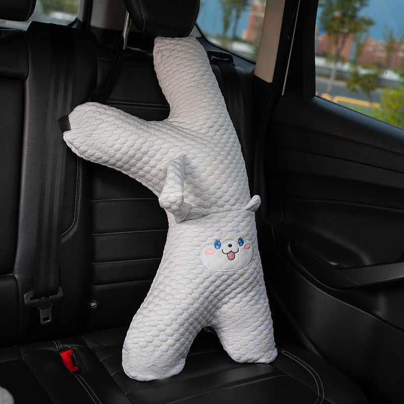 Verano almohada de seda de hielo para dormir niñas dormitorio de estudiantes dormitorio almohada de pierna para niños almohada de tira larga