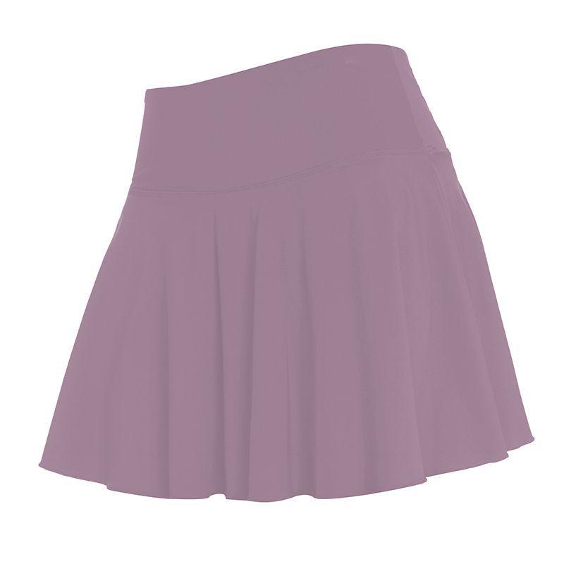 Falsación de dos piezas de falda deportiva corta de verano para mujeres correr alto elástico transpirable falda de yoga falda de tenis