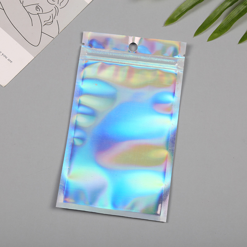 辐射自封可变色炫彩自封袋饰品包装袋无孔 辐射自封袋厂家批发
