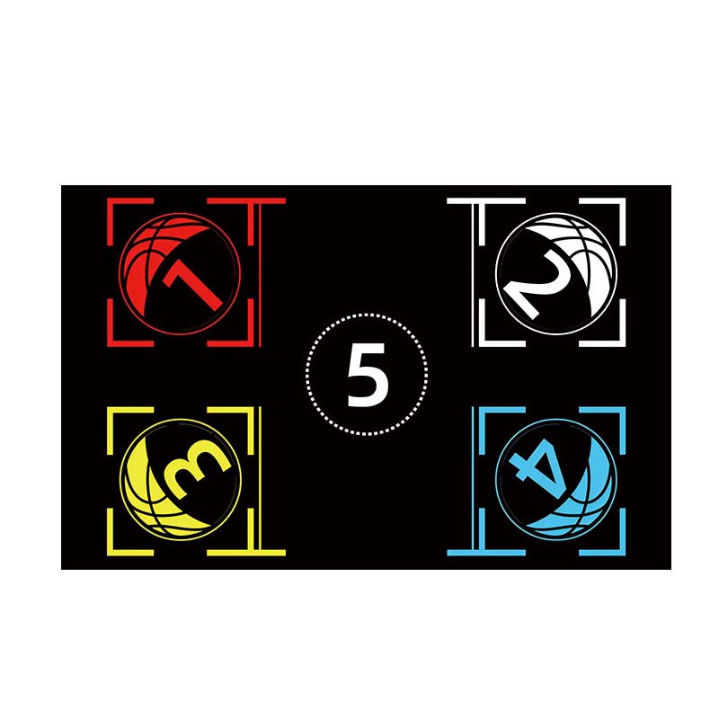 Baloncesto paso entrenamiento antideslizante indoor y outdoor entrenamiento de fútbol control de pelota drible reduciendo el ruido almohadilla de aislamiento de sonido