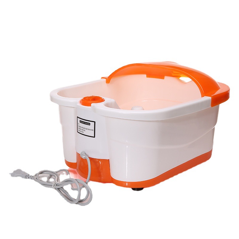Bañera eléctrica para pies – con calefacción y masaje, cubo de pedicura, dispositivo de terapia de pies