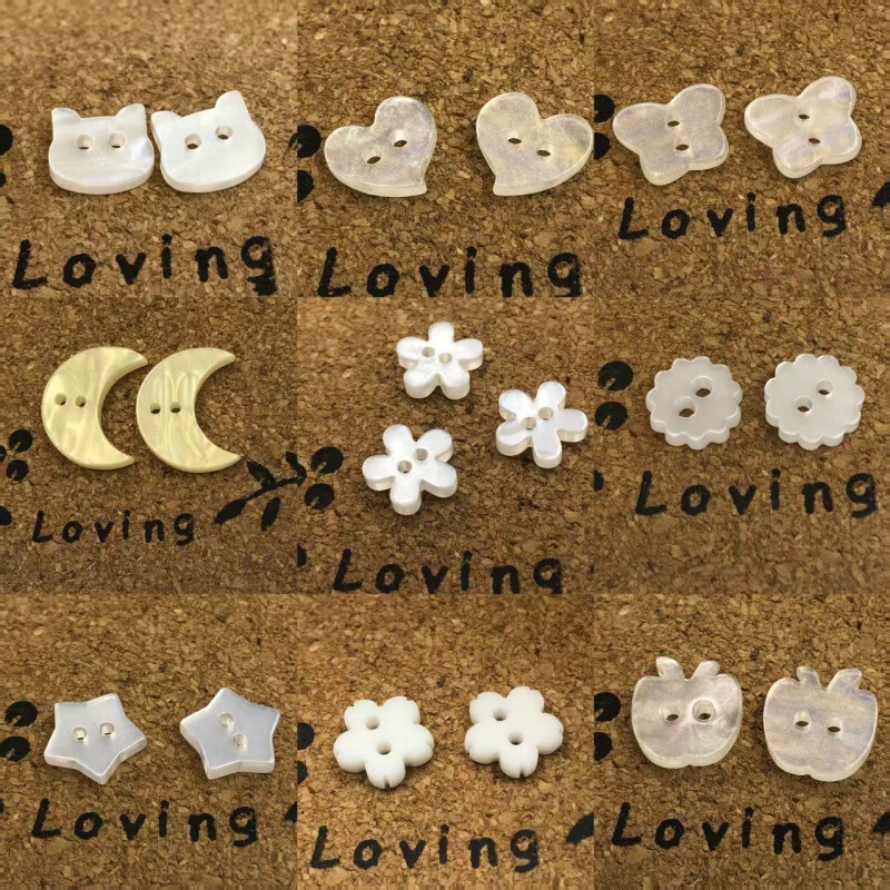 Exquisite Pearlescent Irregular Buttons, Versatile for Shirts, Sweaters, and Coats, Universal Decorative Accessories