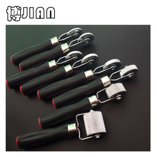 Automobile tire repair tool pressure wheel tire repair pressure wheel plastic handle tire repair compaction wheel tire repair tool compaction wheel