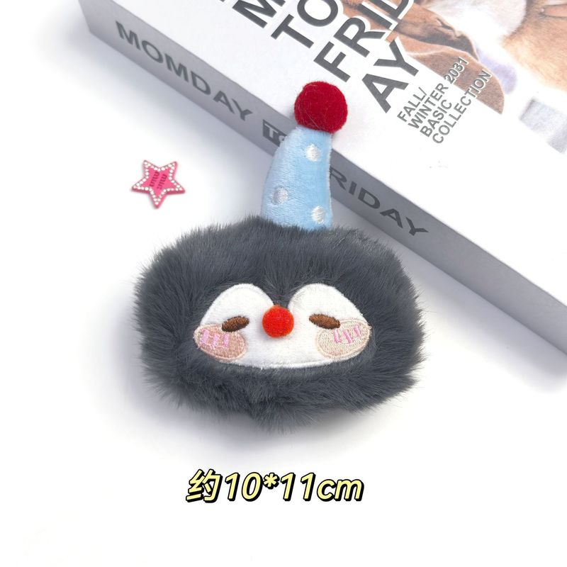 厂家现货小鱼企鹅毛绒玩偶diy发夹发箍饰品服饰配件企鹅毛绒挂件|undefined