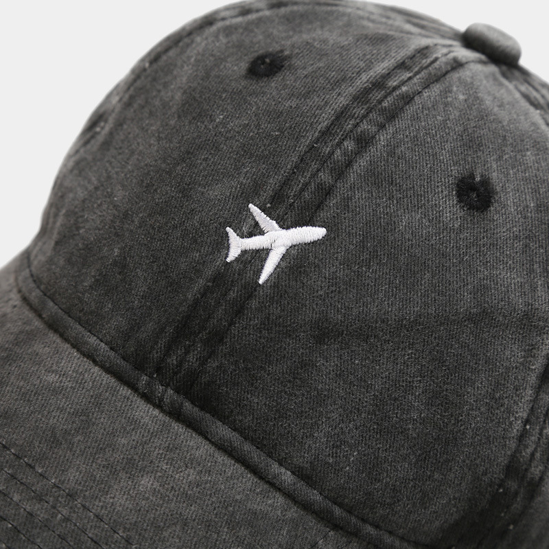 Unisex Simple Style Airplane Embroidery Curved Eaves Baseball Cap display picture 5