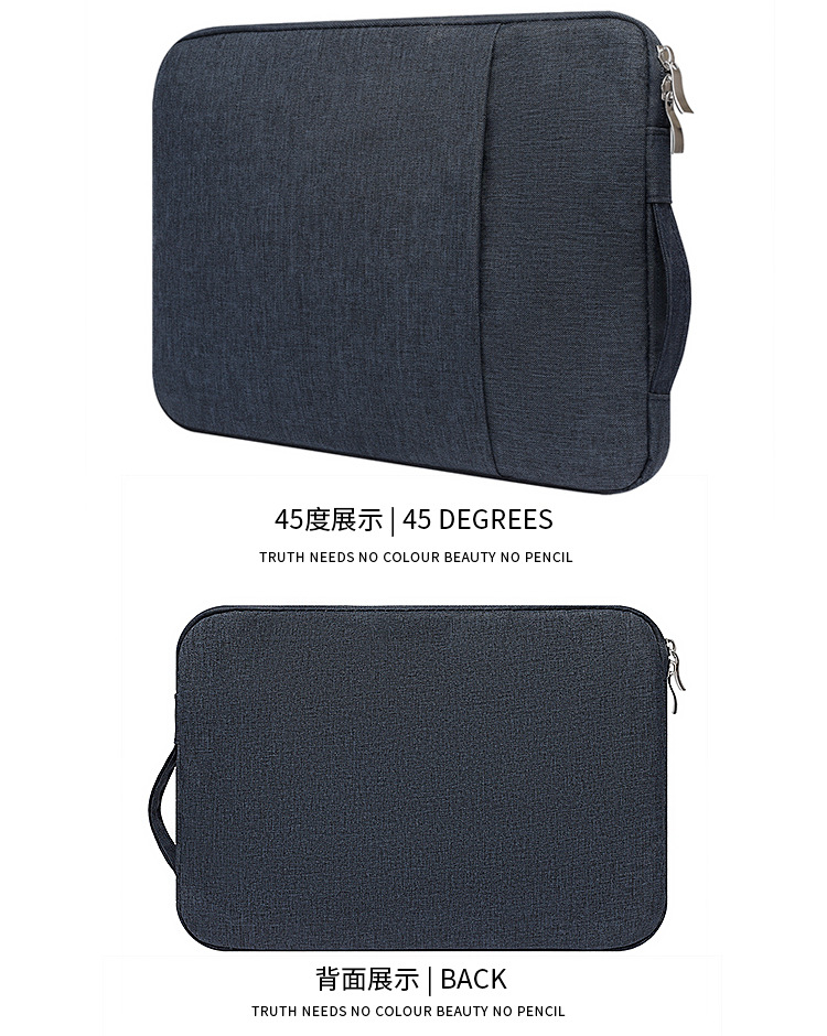 Factory direct sales of small-batch customized notebook computer inner liner bags, 14-inch 13-case Apple ipad tablet bags undefined