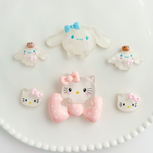 大号K猫玉桂狗树脂配件手机壳发夹冰箱贴挂件手工diy奶油胶材料包