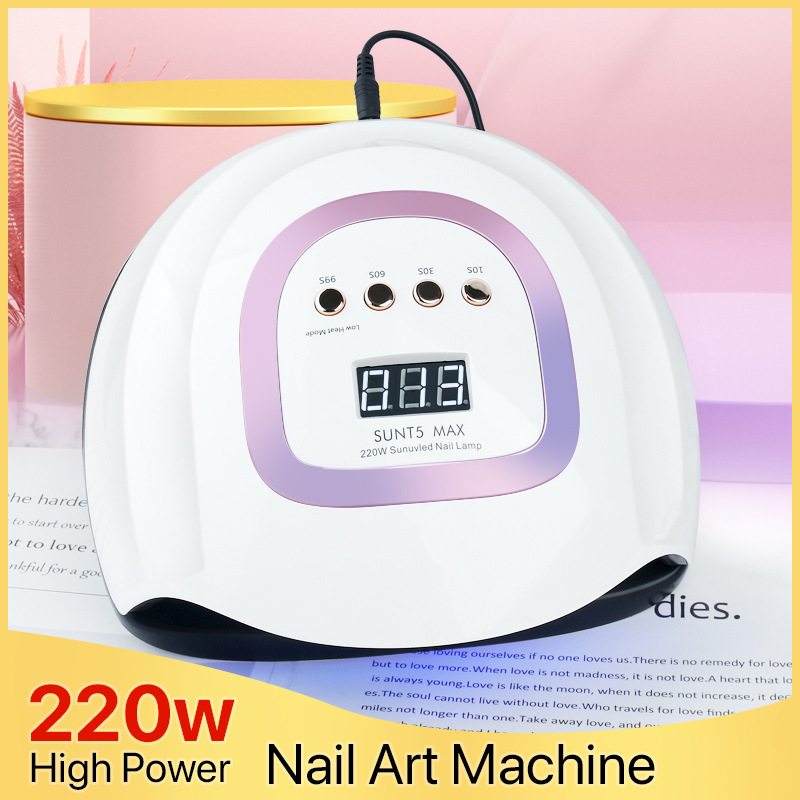 SUN T5 MAX Tırnak UV Lambası, Tırnak Salonları, Tırnak Uçları, UV Jel Oje, Giyilebilir Tırnak Kürleme Jeli, Hızlı Kuruyan Tırnak Kurutucu.