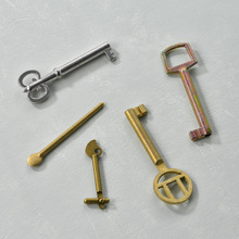 精茂五金新中式家装建材仿古锌合金钥匙锁具配件