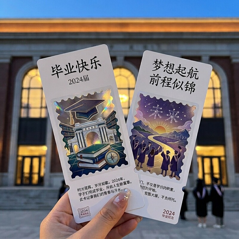 Customized Reversal Film Souvenirs for Tourist Attractions, Movie Ticket Cards, Projection Invitations, Translucent Concert Prints, City-Themed Prints
