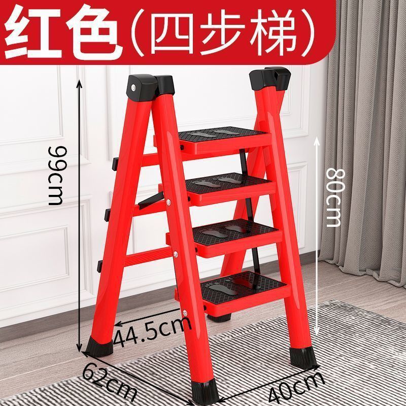 escalera doméstica escalera plegable de acero al carbono espesa escalera móvil escalera retráctil escalera multifuncional escalera interior