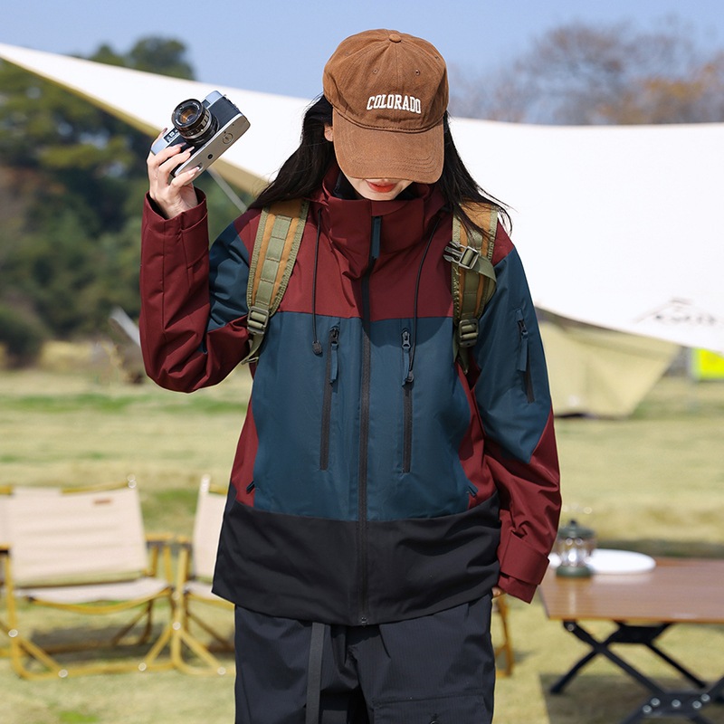 Travel waterproof demi-season climbing quick dry jacket, (Physicals), custom-made, plus size 4
