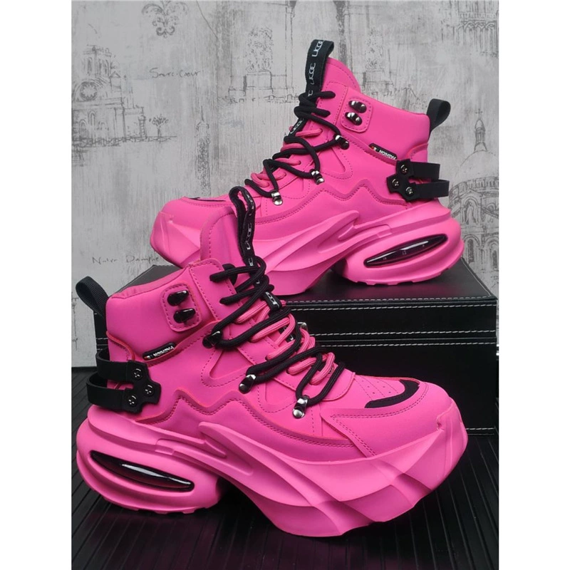 Мужская обувь осенняя и зимняя новая папая обувь прилив марки Martin сапоги увеличены на толстой подошве