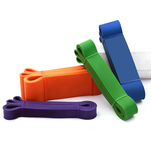 Fitness elastic circle wide rubber band circle squat thick circle pull-up training pull circle weight-bearing resistance band