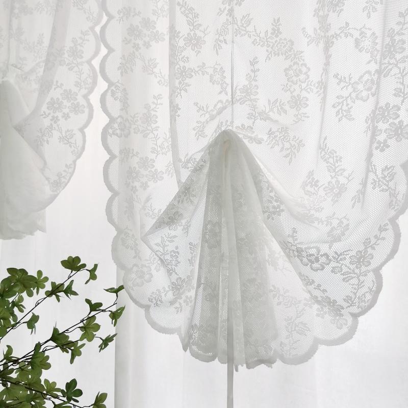 5ZV7批發拾光夢幻提拉簾氣球簾升降簾蕾絲紗簾櫥窗飄窗攝影田園門