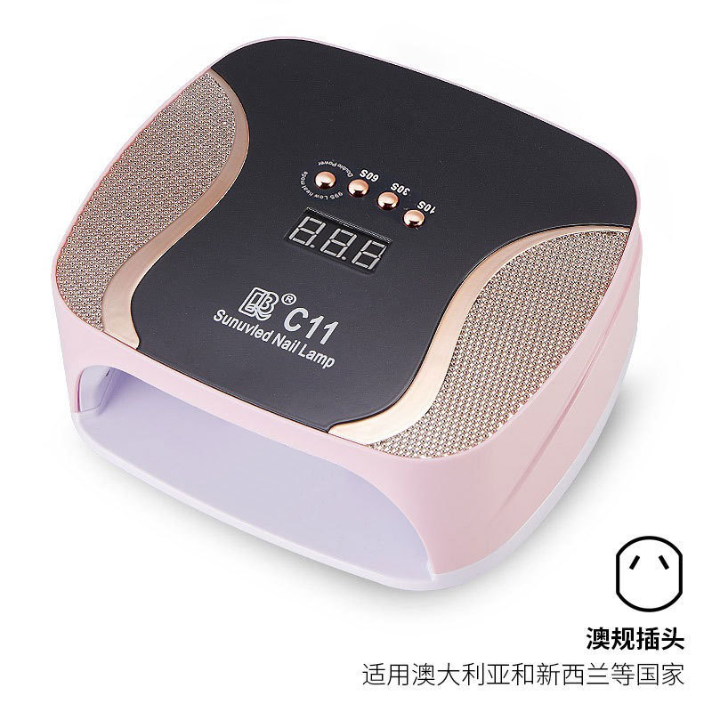 Lámpara de manicura de diamante 308W de alta potencia de manicura horneada UV luz de terapia de luz de velocidad de pegamento de manicura seco máquina de terapia de uñas transfronteriza