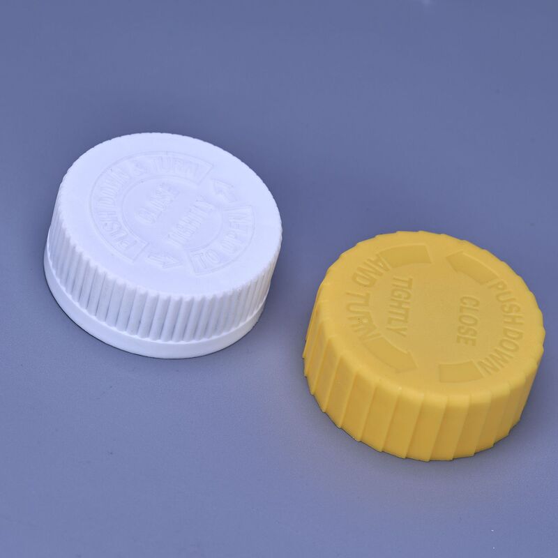 In Stock 35-Tooth 42-Tooth Double-Layer Screw Cap, Cap-In-Cap, Wide-Mouth Bottle Cap, Health Product Bottle Cap, Child Safety Cap