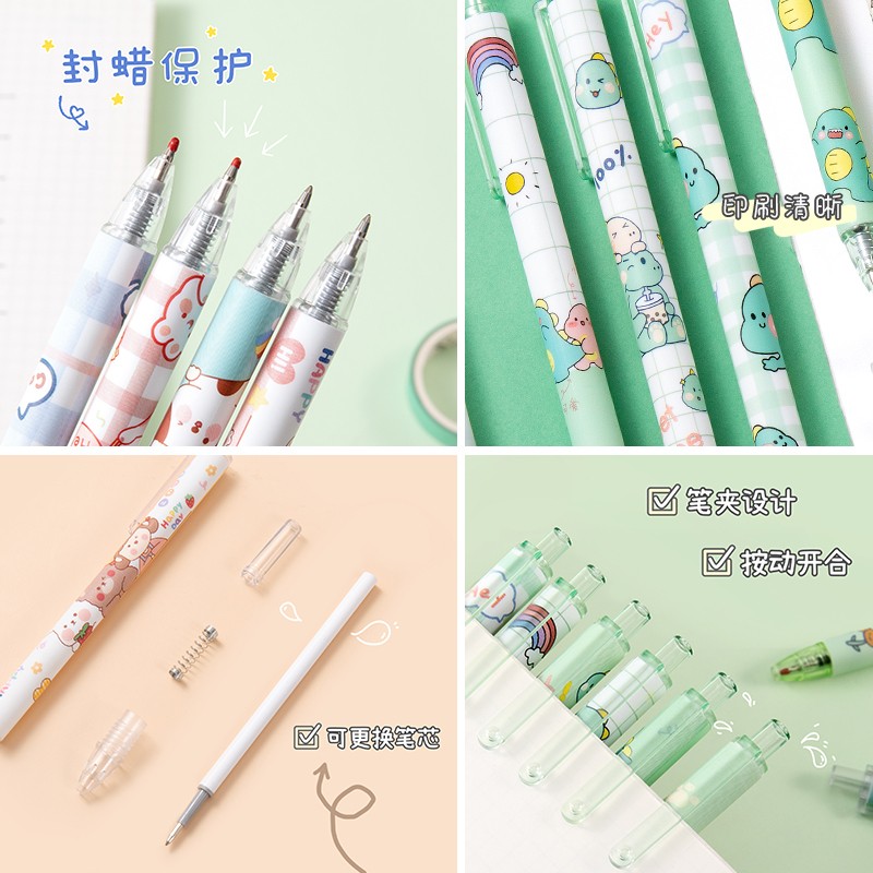 Cartoon rollerball pen for students