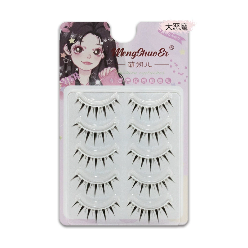 Little evil dense desire to fake eyelashes, прозрачные стержни, вся природная имитация женской группы новичок к cos Барби