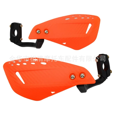 Off-Road Motorcycle Handguard Modification Motorcycle front windshield - orange