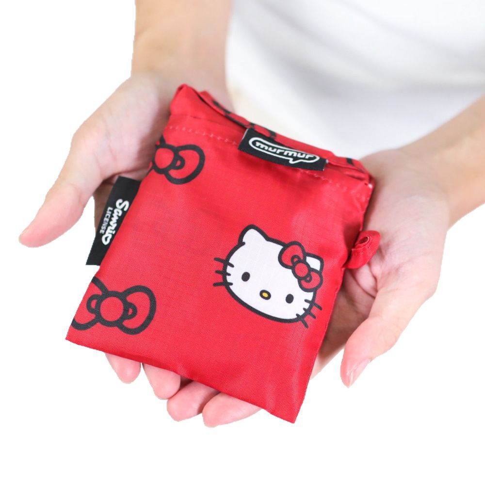 Japanese cartoon foldable capacious double-sided shopping bag