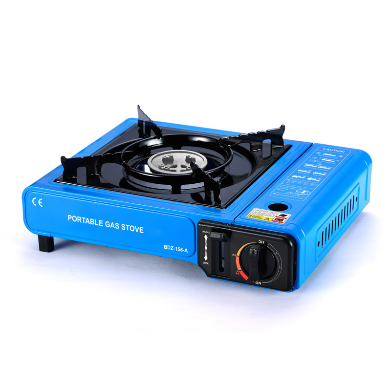 Estufa de tarjeta de doble uso para exteriores Estufa de barbacoa al aire libre de olla caliente Cass portátil Estufa de gas doméstica Estufa de gas Estufa de gas