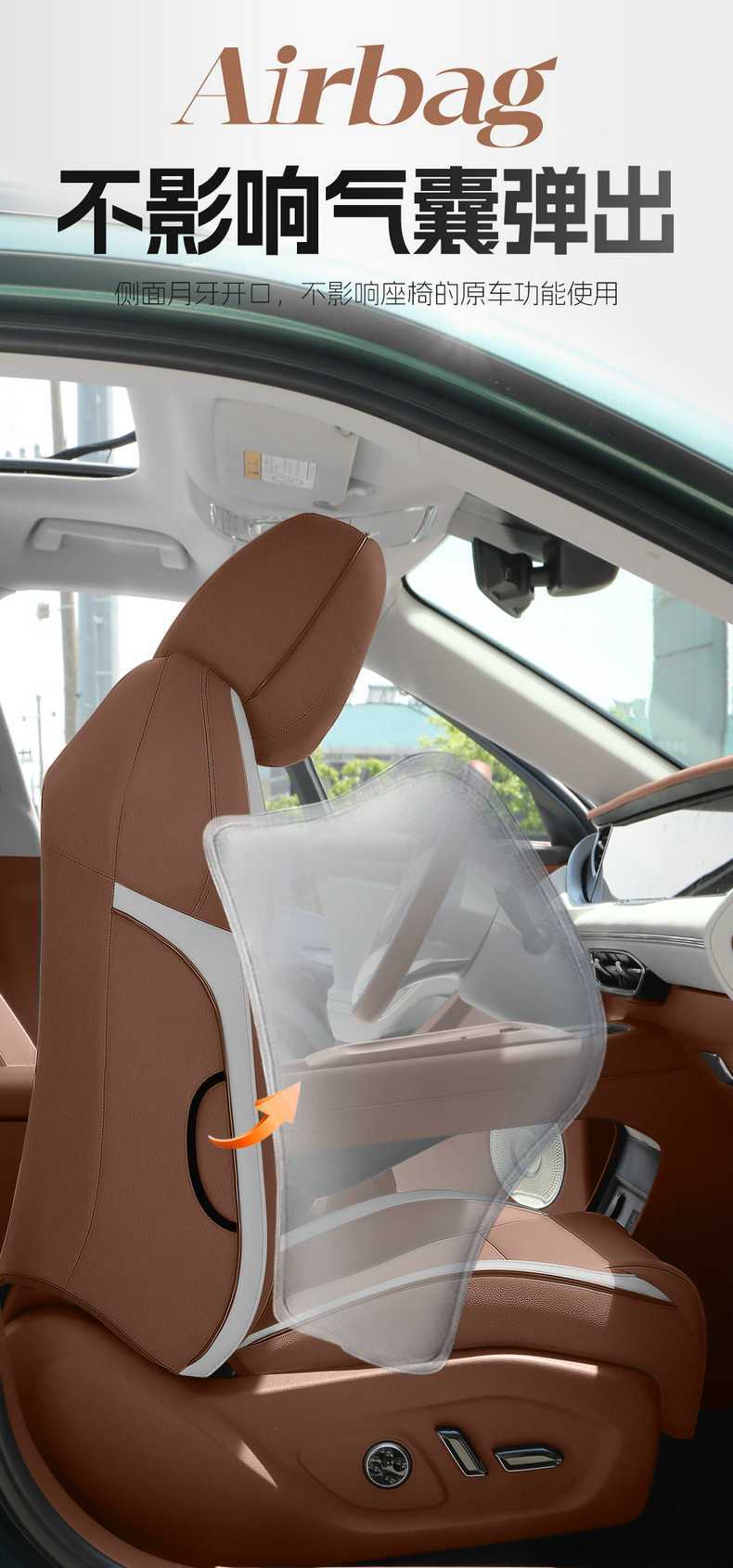 25 Years New Model Lantu Free Perforated Leather Wear-Resistant Car Seat Cushion Fully Enclosed Special Lantu Free+ Seat Cover