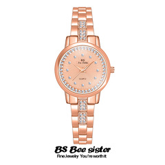 BS新款熱銷手錶廠家直銷外貿鍊表中古復古小眾輕奢小鏈女表FA1592