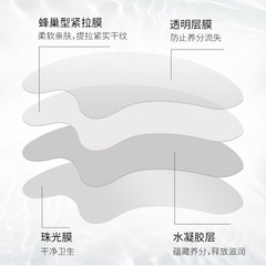 Shi Chuo microcrystalline forehead patch to reduce fine lines, forehead wrinkles patch, Sichuan character pattern nasolabial fold patch, forehead wrinkle patch hydrogel mask