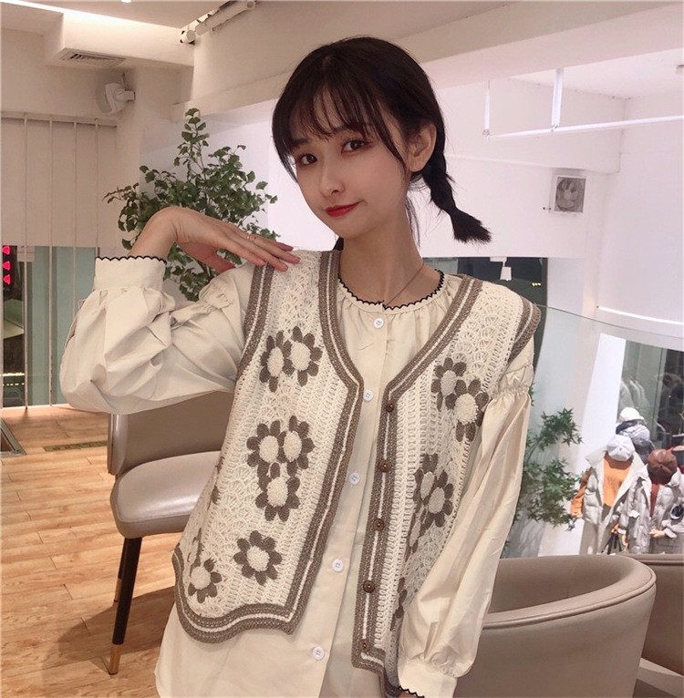 카키 조끼 773