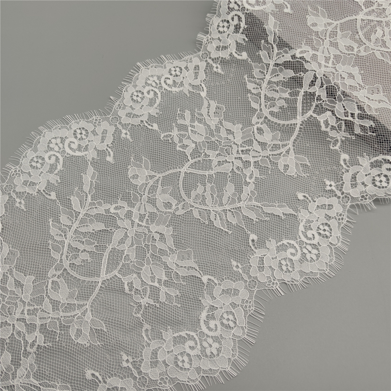 26cm蕾丝睫毛花边蕾丝边内衣裤婚纱 辅料丝连衣裙蕾丝面料锦纶