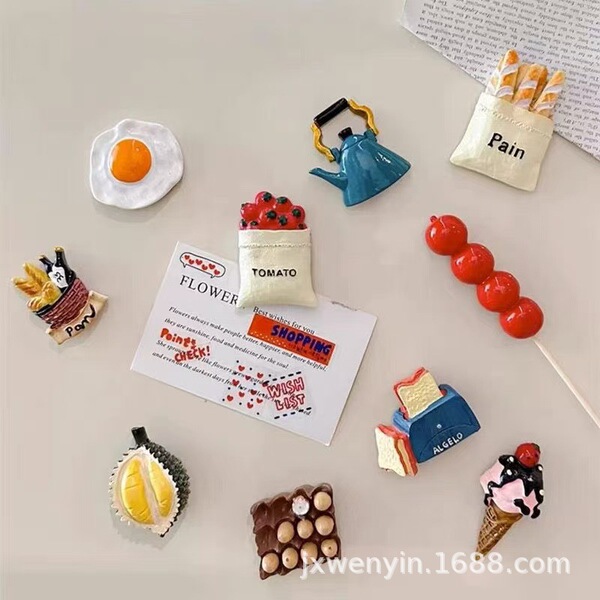 Three dimensional cute fridge magnet