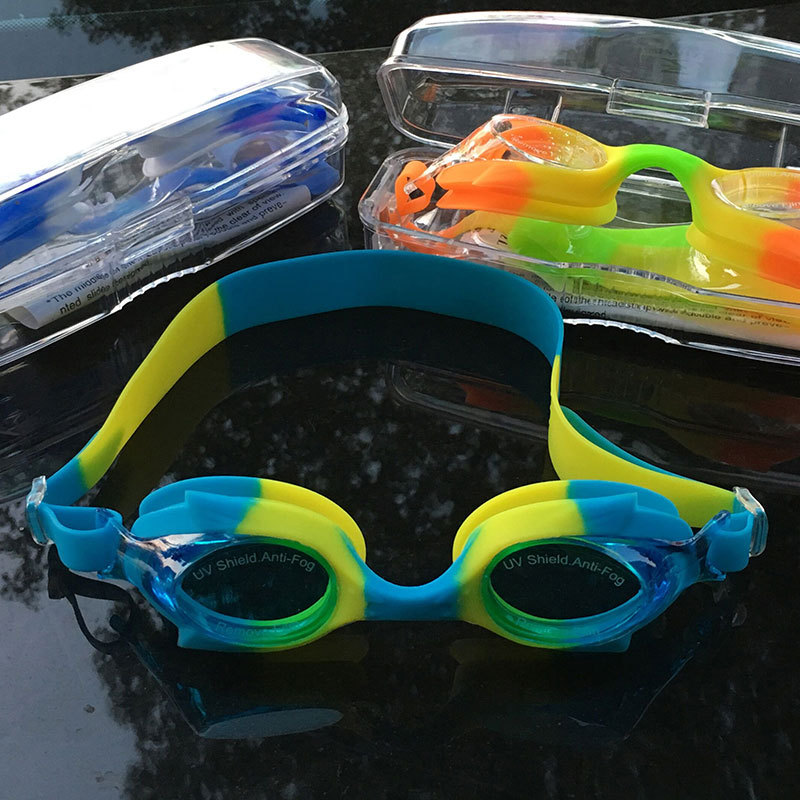 Gafas de Natación Infantiles 3-12 años de PC Anti-empañamiento