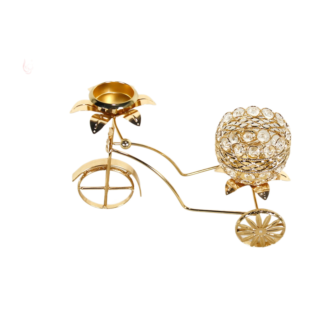 Decoración de bodas creativa, bandeja de frutas de vela moderna, mesa de vela de lujo ligera, almacenamiento de dulces de alta calidad, exquisito estilo americano.