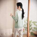 妈妈秋冬装毛衣中年女保暖内搭中老年人风针织打底衫提花上衣，女装针织衫/毛衣，妃慕昵服饰